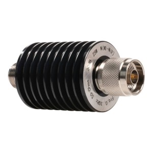 Tekbox TBATT-N-25-6 Attenuator, N-męski/N-żeński, 3GHz, 25W, 6dB 