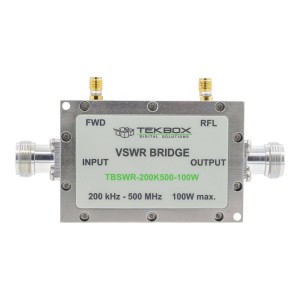 TBSWR-200K500 Wysokiej mocy Mostek VSWR 50Ω 200kHz - 500MHz 100W Tekbox